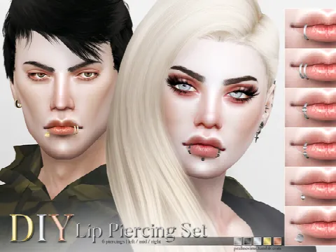 DIY Lip Piercing Set