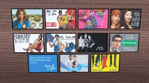 Billboard paintings