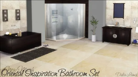 Oriental Inspiration bathroom set