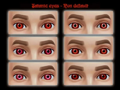 Updated Satanic eyes
