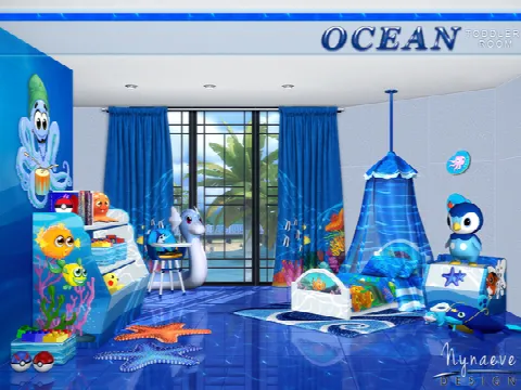 Ocean Toddlers bedroom