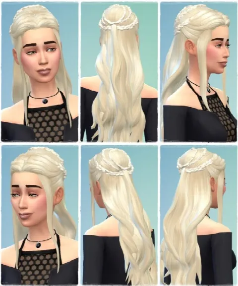 3.Version Daenerys Hair