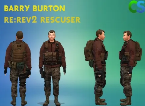 Resident evil Rev2 Barry Burton Rescuer Clothes