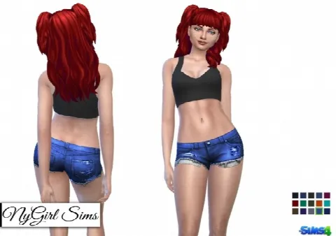 Low Rise Pocket Cut Off Shorts