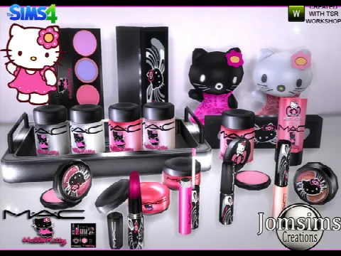 Make up clutter set