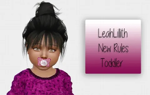 LeahLillith New Rules hair for toddlers
