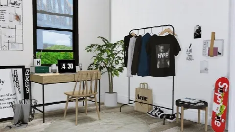 Decorative clothes & furniture items