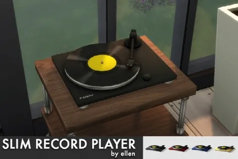 Slim Record Player / Turntable