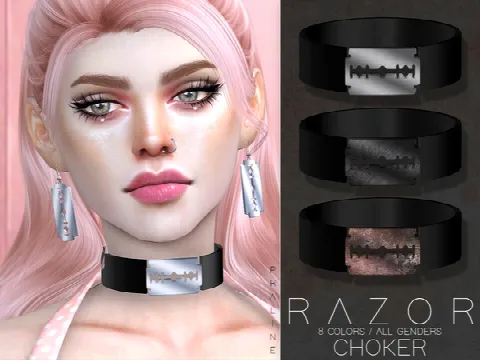 Razor Accessory Kit by Pralinesims, Sims 4 jewelry CC – image 3