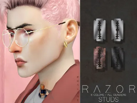 Razor Accessory Kit by Pralinesims, Sims 4 jewelry CC – image 6