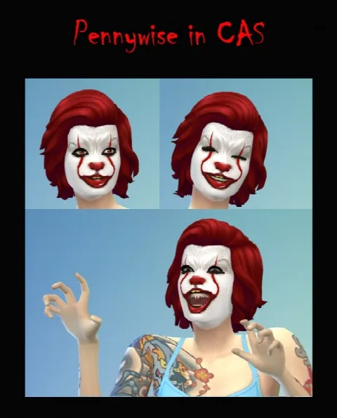 Pennywise Facepaint