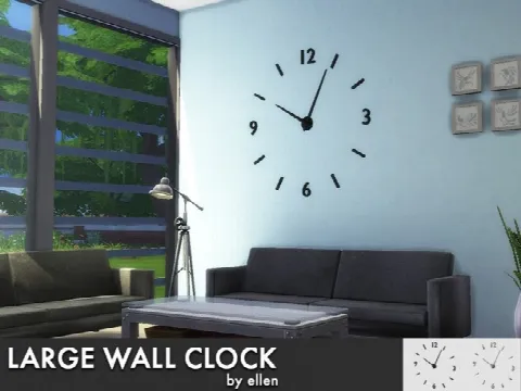 Large wall clock