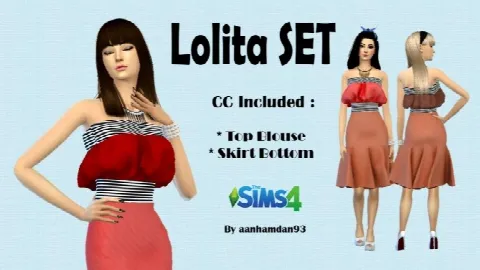 Lolita SET top & skirt