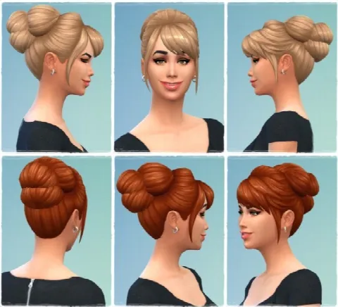 Triple Bun Hair
