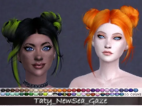 Newsea Gaze hair retexture