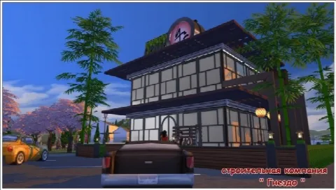 Japan restaurant by Sims3 By Mulena, Sims 4 community lots CC – image 2