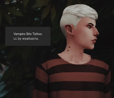 VAMPIRE BITE TATTOO