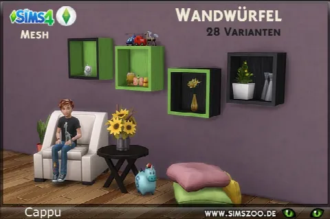 Cube shelves