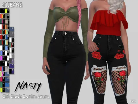 Nasty Girl Black Denim Jeans