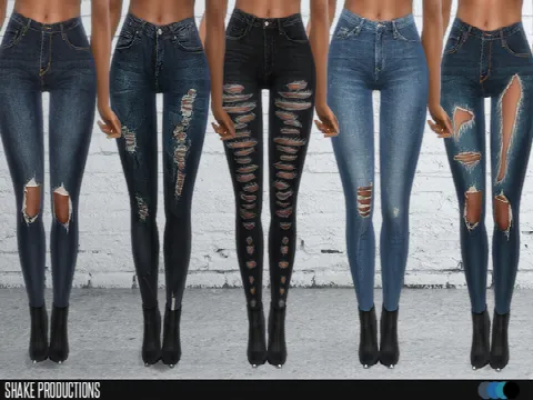 9 ripped skinny jeans
