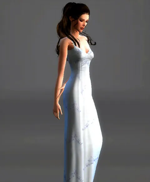 White Night Gown Padme Amidala