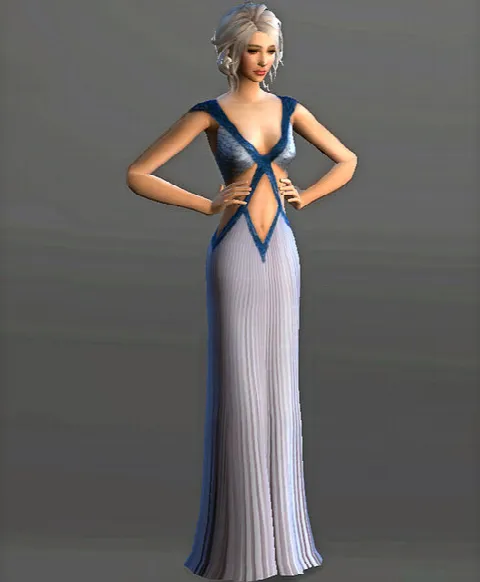 Meereen Cutout Gown Daenerys Targaryen