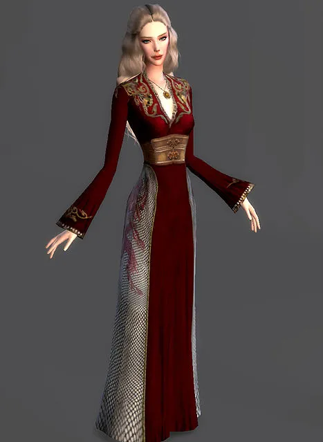 Lion Gown Cersei Lannister