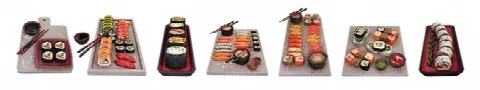 Sushi set by soloriya, Sims 4 decor CC – image 2