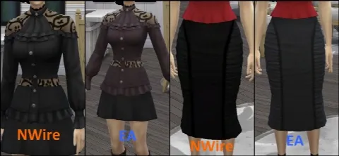 B&W Vampire clothings