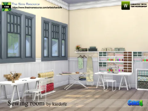 Sewing room