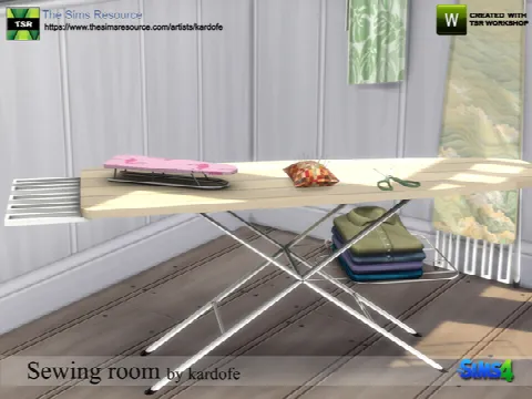Sewing room by kardofe, Sims 4 decor CC – image 5
