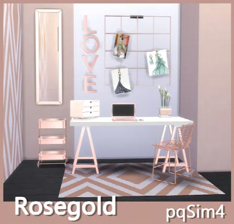 Rose Gold Decor