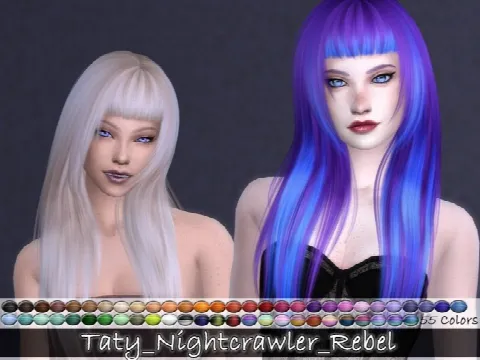 Nightcrawler Hair Rebel retexture