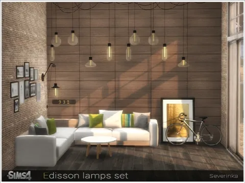 Edisson lamps set