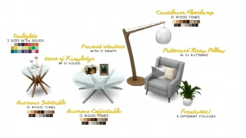 Atwood Living Redux by Simsationaldesigns, Sims 4 living room CC – image 6