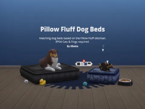 Pillow Fluff Dog Bed