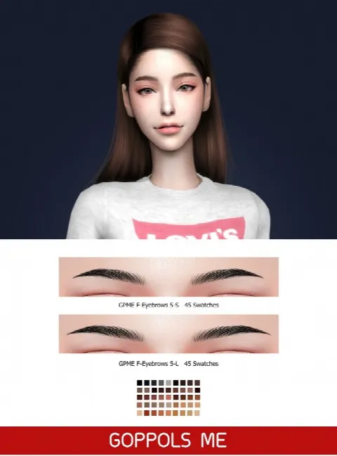 GPME F-Eyebrows 5-S & 5-L