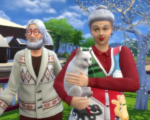 Santa Clause and mrs. Clause