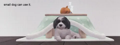 KOTATSU for small pet by Imadako, Sims 4 pets CC – image 4