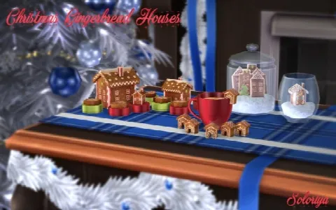 Christmas Gingerbread Houses (P)