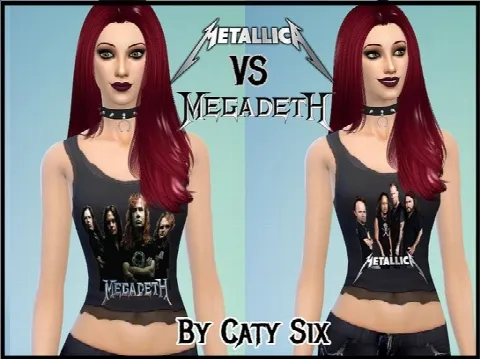 Metallica VS Megadeth Tank Tops