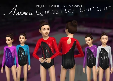 Alyouksa Mystique Ribbons Gymnastics Leotards