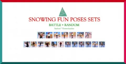 SNOWING FUN POSES SETS