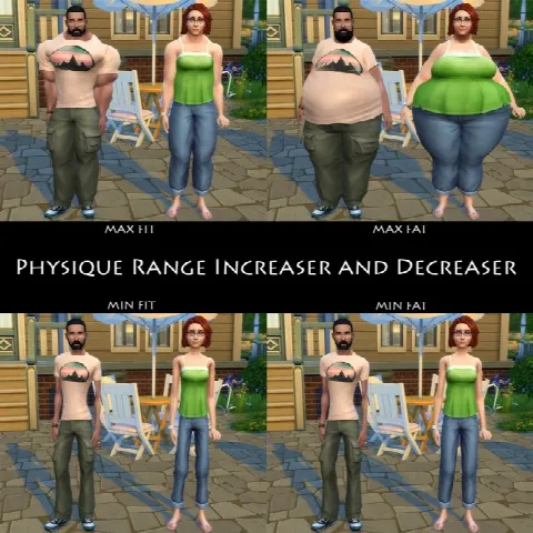 Physique Range Increaser and Decreaser