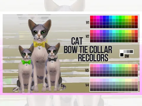 Cat Bowtie Collar Recolor