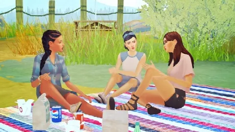 Josie Friends Lounging Single Pose Pack