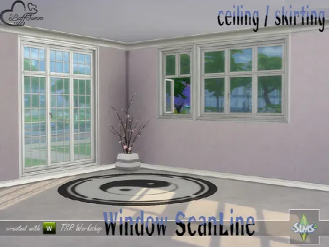Window Set ScanLine Ceiling and Skirting