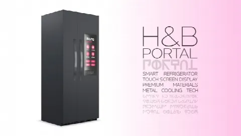 H&B Portal Expensive Refrigerator