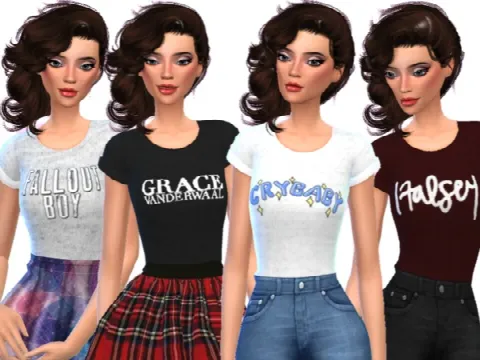 Band Tee-Shirts Pack Six