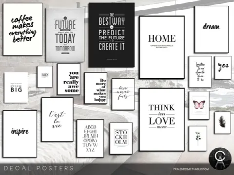 Decal Posters
